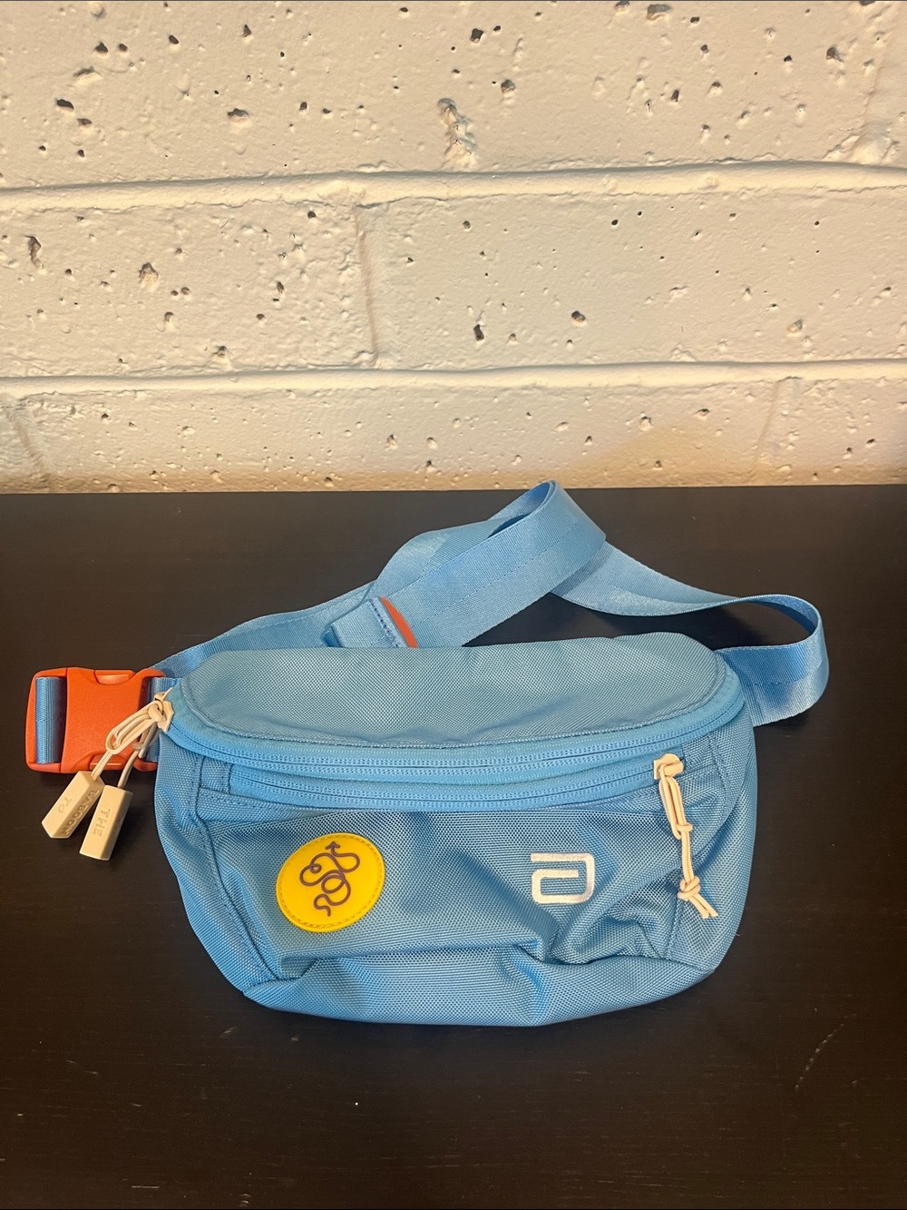 Light Blue Crossbody Waist Bag by Unknown Brand